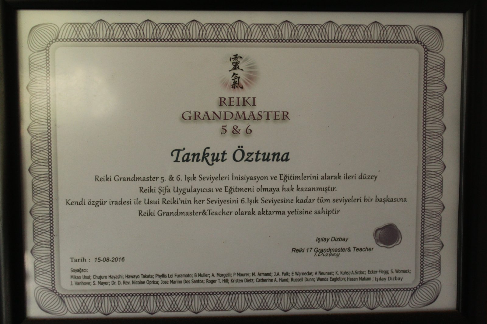 Reiki Grandmaster/TEACHER